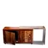 Dublin Sheesham Wood Minimalist Sideboard in Teak Finish