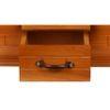 tanmayi engineered wood prayer unit in teak finish