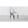 Danaja Accent Chair in Cream & Blue Colour Set 2