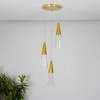Blenheim  3 Light Acrylic Led Pendant Light
