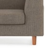Rubik Premium 3 Seater Fabric Sofa in Mist Brown Colour