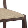 Caprica 6 Seater Dining Set (Colour- Sandshell Beige, Finish- Mango Walnut)