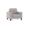 Verona Essential 1 Seater Fabric Sofa in Vapour Grey Colour