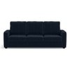 Apollo Sofa Set (Colour : Sea Port Blue Velvet, Cushion : Soft, Back Type : High Back, Seater : 3+1+1)