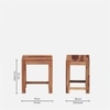 Mana Solid Wood Set Of 3 Stools