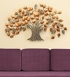 W-Tulika Abstract Metal Wall Decor in Multicolor Set of 1