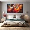 The Castle Decor Dance Art Wall Painting Wooden Framed Digital Painting 27x48 Inch (Style 1)