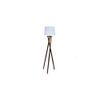 Ianthe White Cotton Shade Floor Lamp