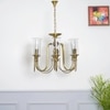 Artisan 6 Light Brass Chandelier