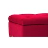 Kajana 2 Ottoman with Storage Color in Maroon