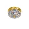 Hanna Brass and Glass Ceiling Light