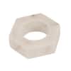 NikkisPride Classic White Marble Napkin Rings (Set of 4)