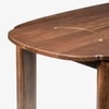 Twilight Solid Wood Eight Seater Dining Table in Brown Colour
