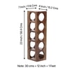 Wembley Sheesham Wood Wine Rack for 5 Bottles in Teak Finish