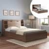 Scott Storage Bed Size - Queen Finish - Classic Walnut