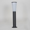 Gada Bollard Outdoor Garden Park Driveway Light In Black & White Finish