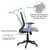 Rocknew York Mid Back Ergonomic Chair in Grey Colour