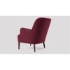 London Fabric Accent Chair in Maroon Colour