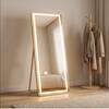 The Artment Gold Halo Square Unbreakable Floor Mirror For Home (150 X 40 CM)