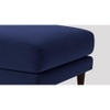 Turin Ottoman Color in Navy Blue
