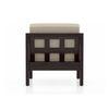 Cairo 1 Seater Wooden Sofa (Macadamia Brown)