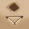 Trine Brown Solid Wood Single Hanging Light