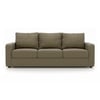 Apollo Compact Sofa Set (Colour : Cappuccino, Cushion : Soft, Back Type : Regular, Seater : 3+1+1)