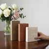Rectangular Embossed Botanical Relief Vases