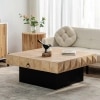 Ekaterini Solid Wood Top Coffee Table
