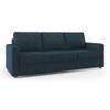 Apollo Sofa Set (Colour : Indigo Blue, Cushion : Hard, Back Type : Regular, Seater : 3+1+1)