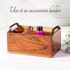 Inseparables Teak Wood Spoon Stand Black