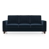 Apollo Neo 3 Seater Fabric Sofa in Cobalt Colour (Back Height : Regular, Cushion Type : Hard)