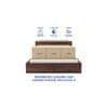 Taygete Solidwood Headbord With Box Storage Queen Bed