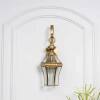 Terrace Brass and Glass Wall Light