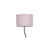 Hadley Zig Zag Iron Floor lamp with Cotton Drum Multicolor Shade (Z29)