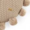 Pom Pom Stone Round Cushion Cover 16  Inches