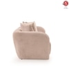 Rihanna 2 Seater Fabric Sofa in Ashen Beige Colour