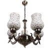 Devansh Black Wall Mounted Lamp With Beige Jute Shade