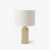 Ravello Handicrafted Table Lamp in Yellow and blue checks Colour