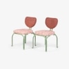 Dastoori Stainless Steel Outdoor Dining Chair in Beige Colour