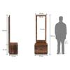 Zephyr Solid Wood Dressing Table in Teak Finish