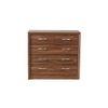 Yuko Wide Chest of 5 Drawers in Columbia Walnut Finish