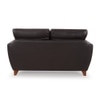 Johanna 2 Seater Leatherette Sole in Choco Brown Colour