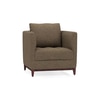 Florence Essential 1 Seater Fabric Sofa in Dune Colour