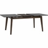 Scandinavian Fortis Extendable Dining Table Walnut Finish