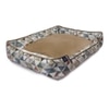 Printed Cuddler Polyester Pets Bed in Multicolor Colour