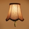 Devansh Gold Wall Mounted Lamp With Beige Jute Shade