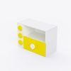 Building Blocks Storage Unit In Yellow Colour