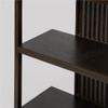 Klaus Solid Wood Bookshelf in Brown Colour