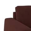 Granada Premium 1 Seater Fabric Sofa in Deep Crimson Velvet Colour